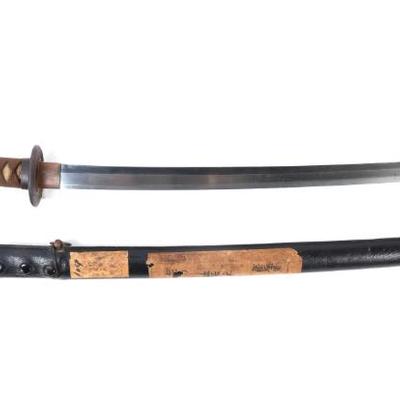 Lot 1 japanese katana wwii field mounts, shin shinto