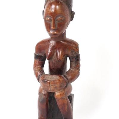 Sale Photo Thumbnail #387: Lot 389 yombe female figure