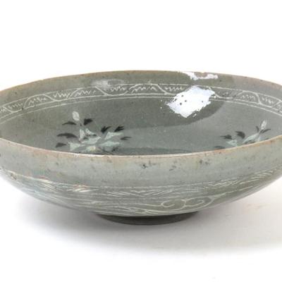 Sale Photo Thumbnail #294: Lot 295 gorgeous original korean celadon bowl