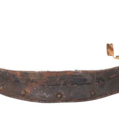 Sale Photo Thumbnail #139: Lot 139 medieval rear cutlet element of armour 17th c.