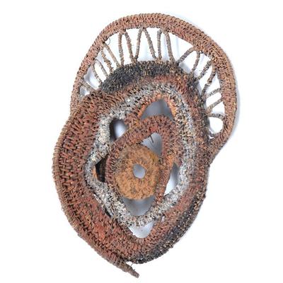 Sale Photo Thumbnail #364: Lot 366 png ceremonial yam mask avian face