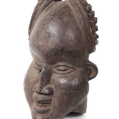 Sale Photo Thumbnail #373: Lot 375 bangwa bamoun ngambe head mask