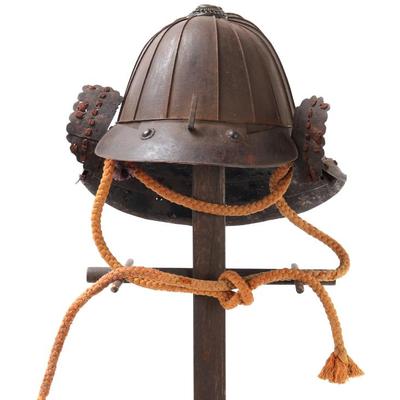 Sale Photo Thumbnail #149: Lot 149 japanese suji bachi kabuto helmet