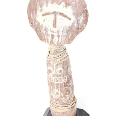 Sale Photo Thumbnail #382: Lot 384 african wood ashanti fertility doll