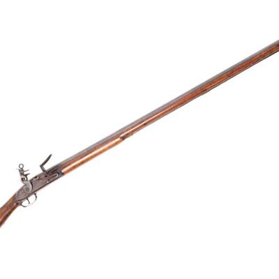 Lot 91 rare flintlock rifle revolutionary war period 18th c.