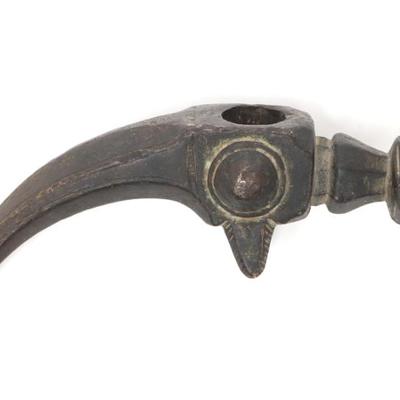 Lot 33 turkish bronze hammer head 17th c.