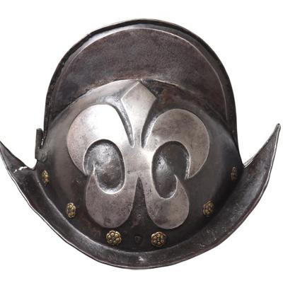 Sale Photo Thumbnail #131: Lot 131 munich town guard morion helmet circa 1600s