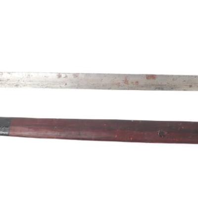 Lot 37 early tibetan long sword 19th century