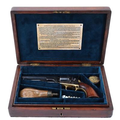 Lot 78 cased colt 1849 31 cal pocket revolver