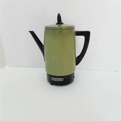 Vintage Avocado Green Empire Percolator .jpg