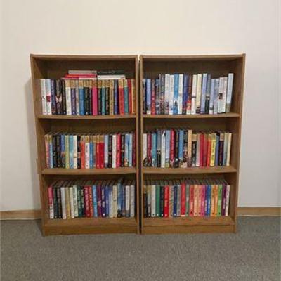 Large Danielle Steel Book Collection & Book Cases .jpg
