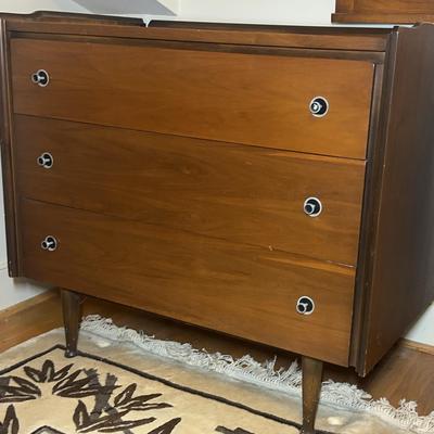 Mcm Walnut Main Line By Hooker Chest Of Drawers