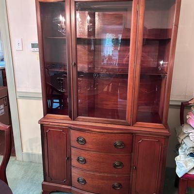 Mahogany Breakfast China Cabinet