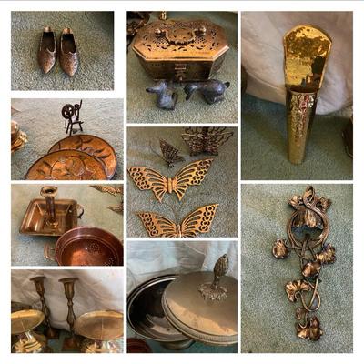 Lot Of Mostly Brass Items