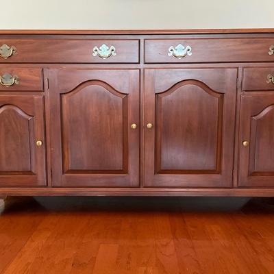Vintage Henkel Harris Black Cherry Buffet