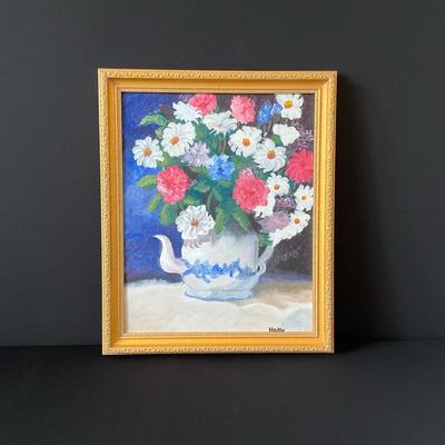 Floral Arrangement Painting By Holly