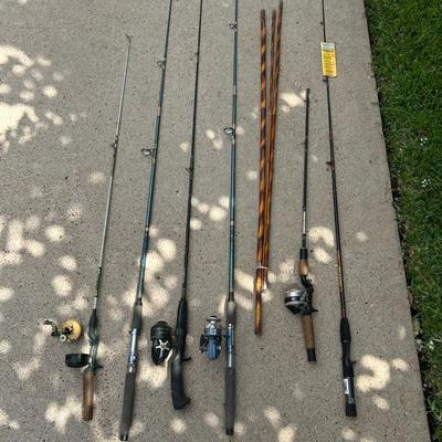 Vintage Fishing Poles