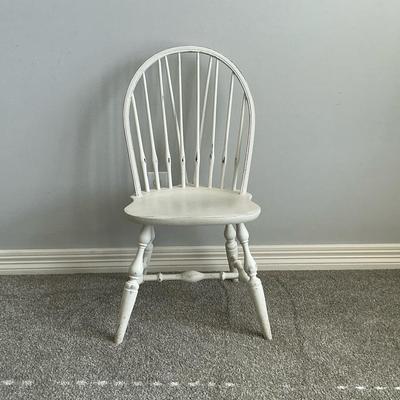 White Wooden Windsor Chair