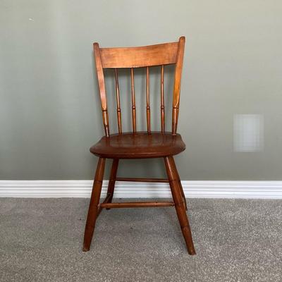 Antique Spindle Back Chair #1