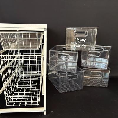 Elfa & Acrylic Storage Solutions