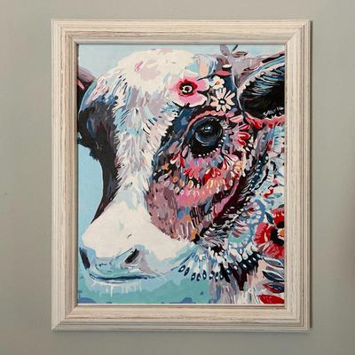 “Holy Cow” Paint By Number Framed Art