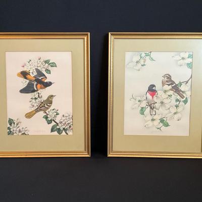 Pair of James Gordon Irving Audubon Prints