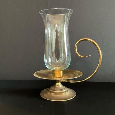 Baldwin Forged In America Brass Candle Holder