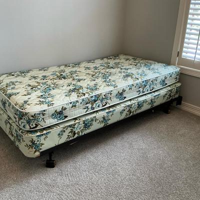 Twin Mattress Set With Frame And Protectors