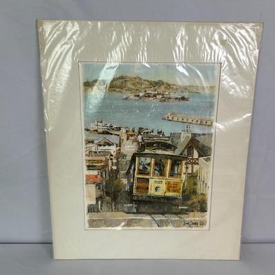 Don Davey “Cable Car” Art Print 1968