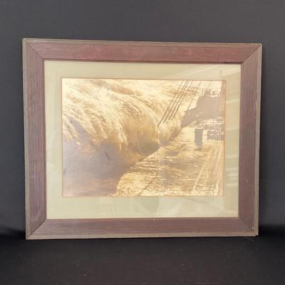 Vintage Cape Horne Framed Photo 