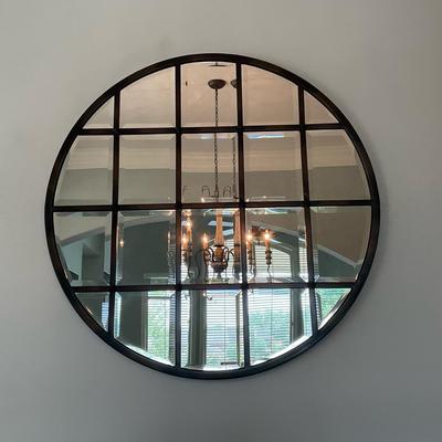 Circular Beveled Mirror