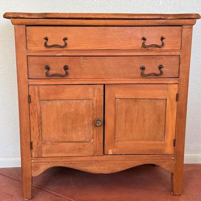 Vintage Oak Wash And Drying Stand 