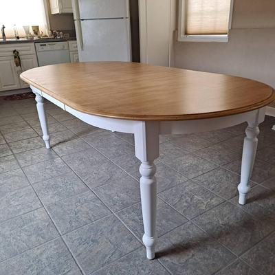 Oval Dining Table With Extension 