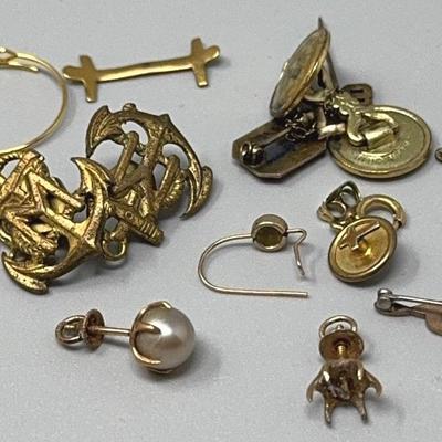 Gold Toned And 10k Items 
