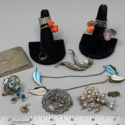 Miscellaneous Vintage jewelry Inc Some Sterling 