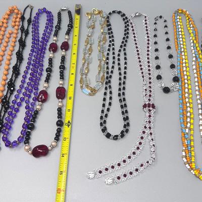 Costume Jewelry Beaded Necklaces 