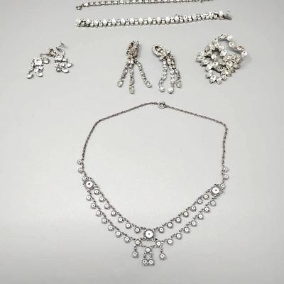 Vintage Rhinestone Costume Set 
