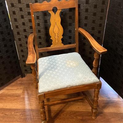 Antique Maybrook Rust Walnut Dining Chair