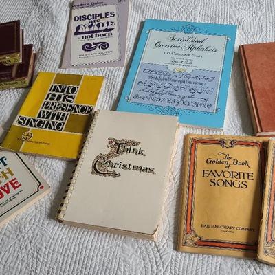 Vintage Songbooks, Junior League Of DC CHRISTMAS Craft/cookbook, Christian Discipleship, Etc