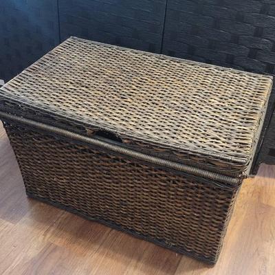 Large Wicker Storage (29.5"L x18"Hx18"D) 
