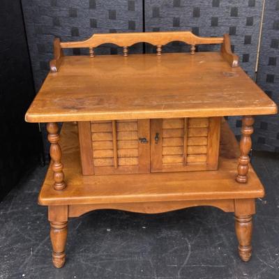 Antique Side Table (23H”x 25W”x 22D”)