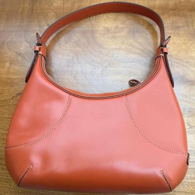 Cole Hahn Burnt Orange Leather Purse Hand Bag