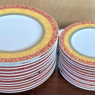 (24) Villeroy & Boch Paloma Picasso " My Way" Bone China Germany Salad And Desert Plates