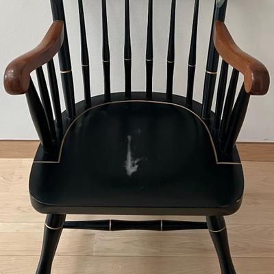 Vintage Nichols & Stone Co. Gordon Research Conferences New Hampshire Hardwood Windsor Chair (As Is)