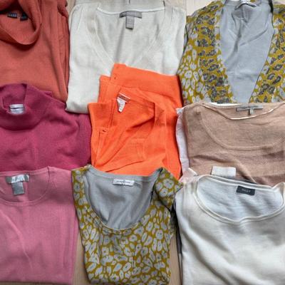 Ladies Cashmere And Silk Blend Tops - J. Crew, Saks Fifth Avenue, Banana Republic, Josie Matori, And More