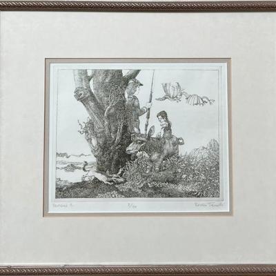 Signed Limited Edition Kovacs Tomas 8 Of 100 Print In Frame