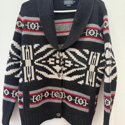 Pendleton Vintage Wool Ladies Cardigan Size Medium Sweater