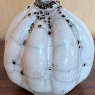 Unique Signed Mathew Hand Made Pottery Vase