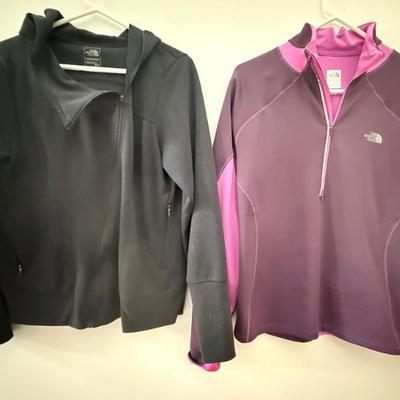 (2) Ladies Northface Medium Zip Jackets