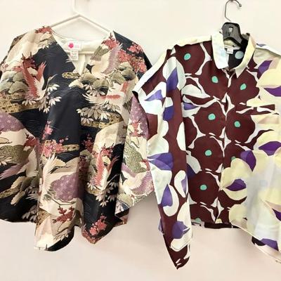 Nani Creations Kauai Hawaiin Shirt And A Diane Von Furstenberg Size S Ladies Shirt 